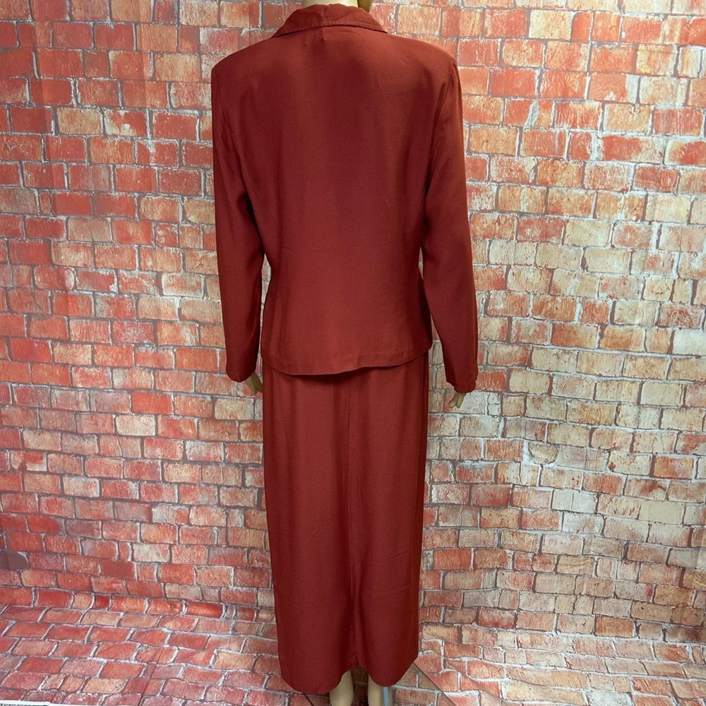 Fashion Bug Vintage‎ Y2K Blazer Midi Skirt Suit
